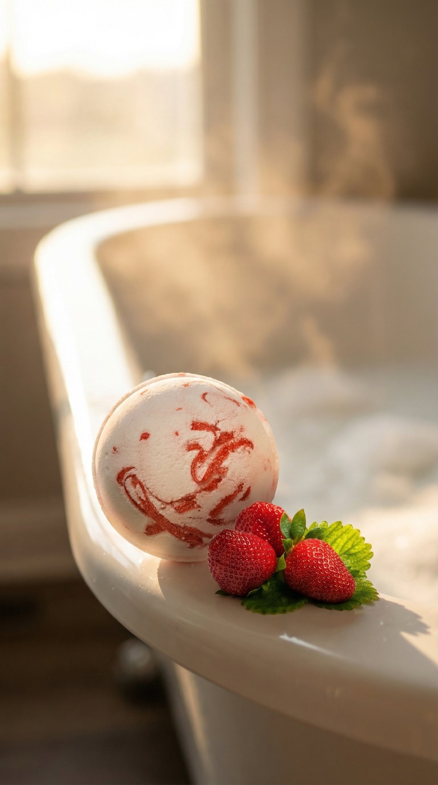Tropical Paradise Coco Bath Bombs - Strawberry