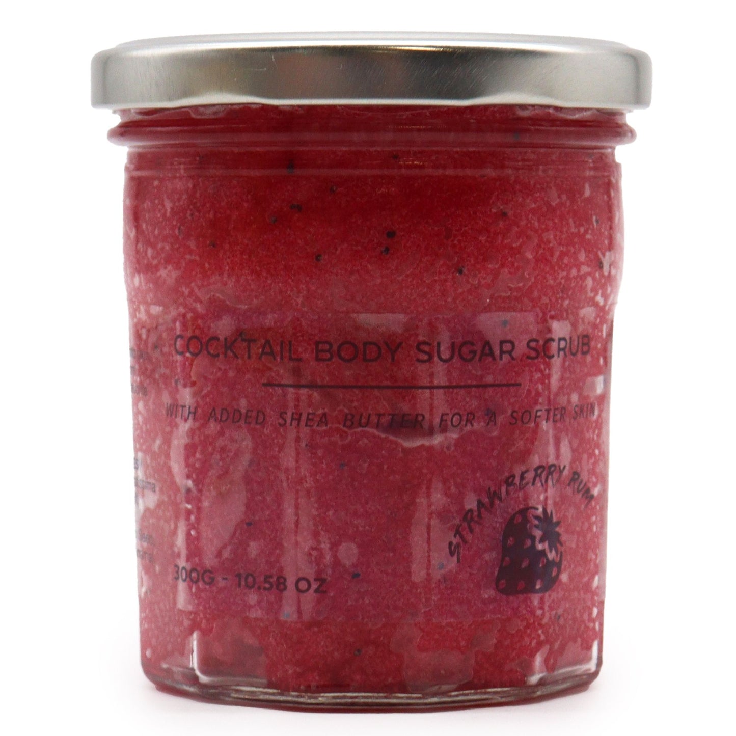 Cocktail Sugar Body Scrub - Strawberry Rum