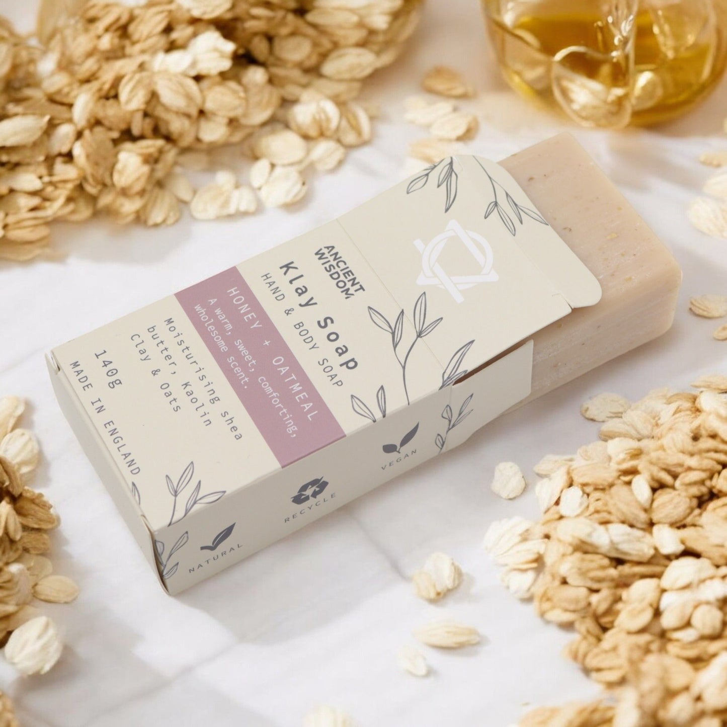 Klay Soap - Honey Oatmeal 100g