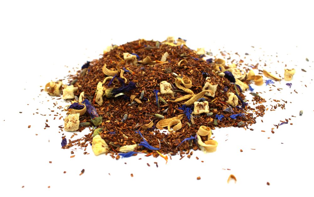 Red Bush Relax, Rooibos en lavendel, appel en sinaasappel