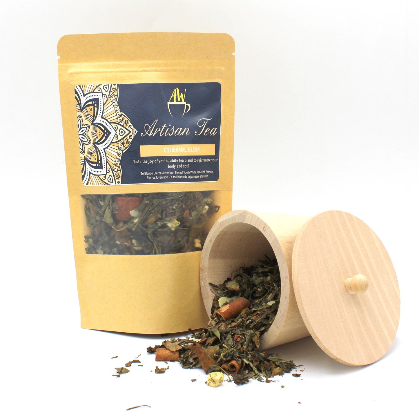 Ethernal Elixir Sencha en Pai Mu Tan witte thee