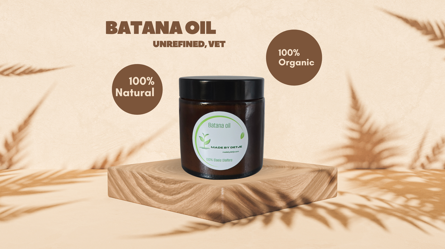 100 % PURE BATANA OLIE UNREFINED (vet)