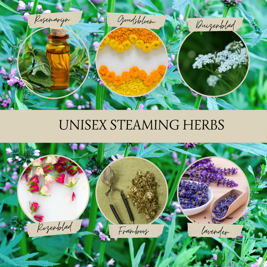 UNISEX STEAMING HERBS, INTIEME VERZORGING