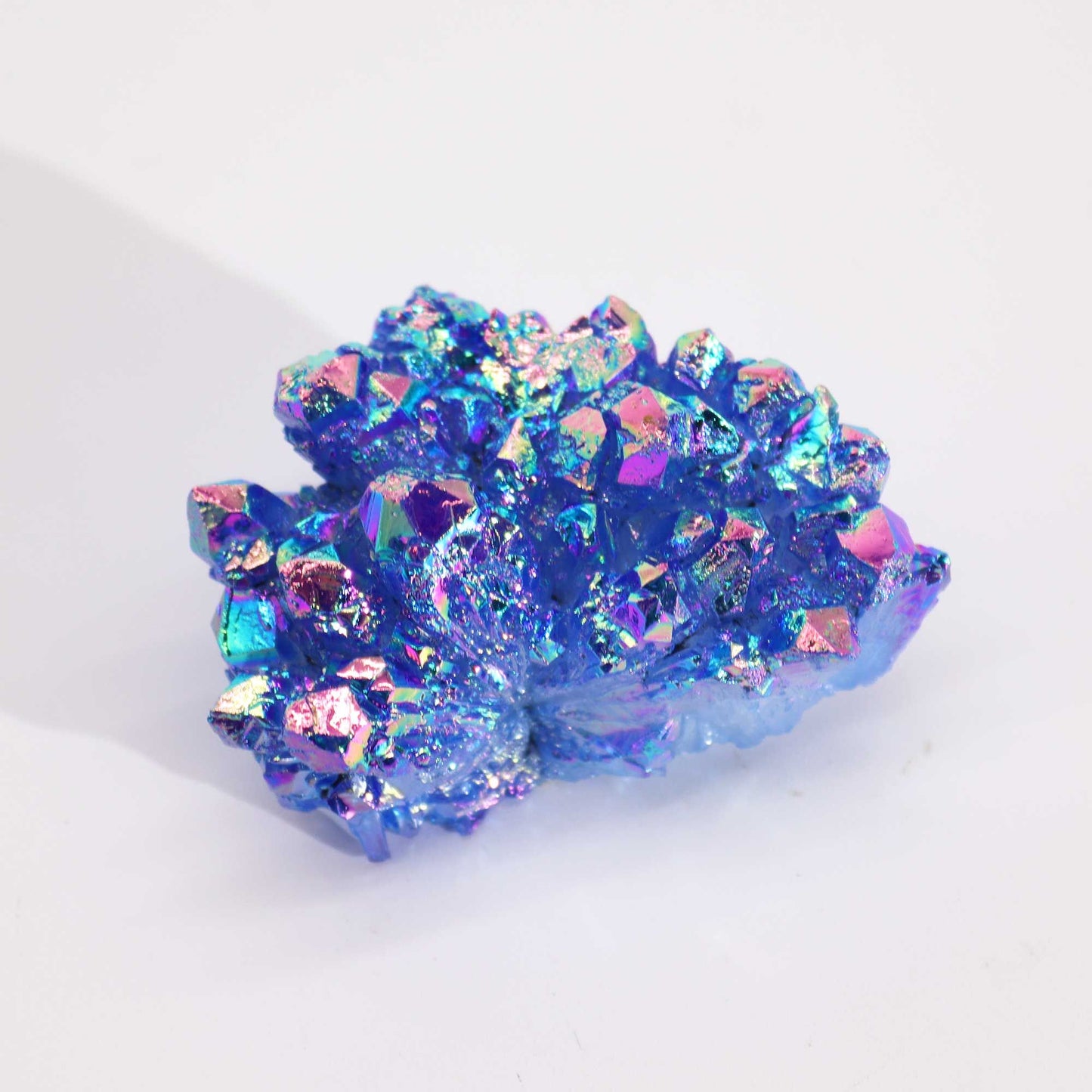 Quartz amélioré - Quartz Aura Aqua Halo (environ 100-150 g, 7-10 cm)