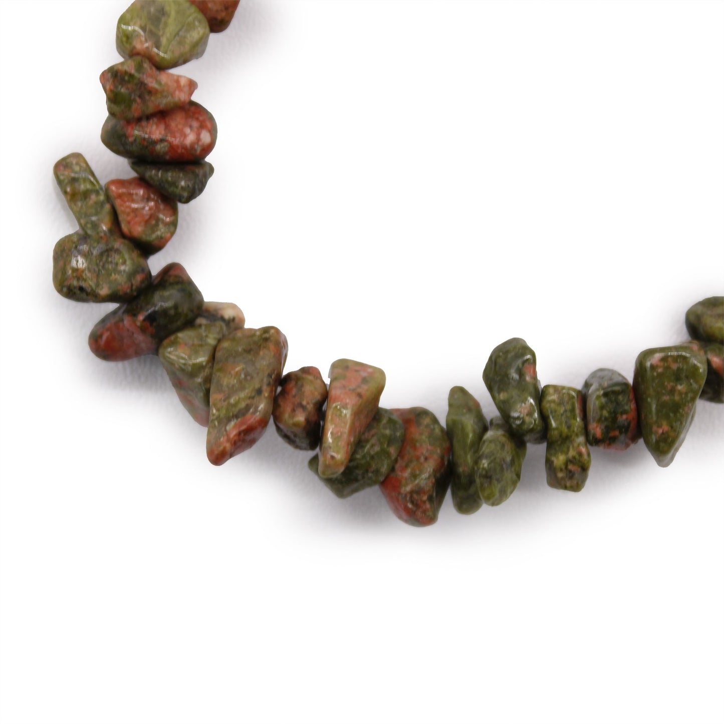 Bracelet en pépites – Jaspe vert