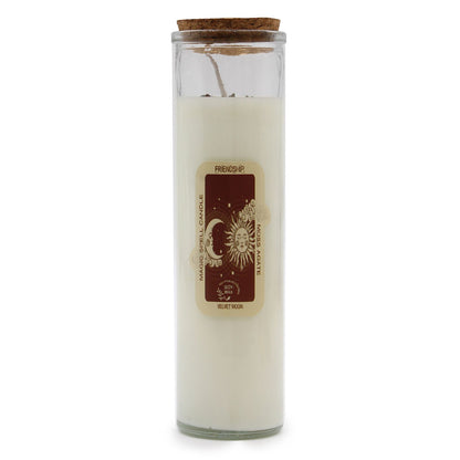 Candle - Friendship  (Gemstones, Fragrance Velvet Moon , Soy Wax)