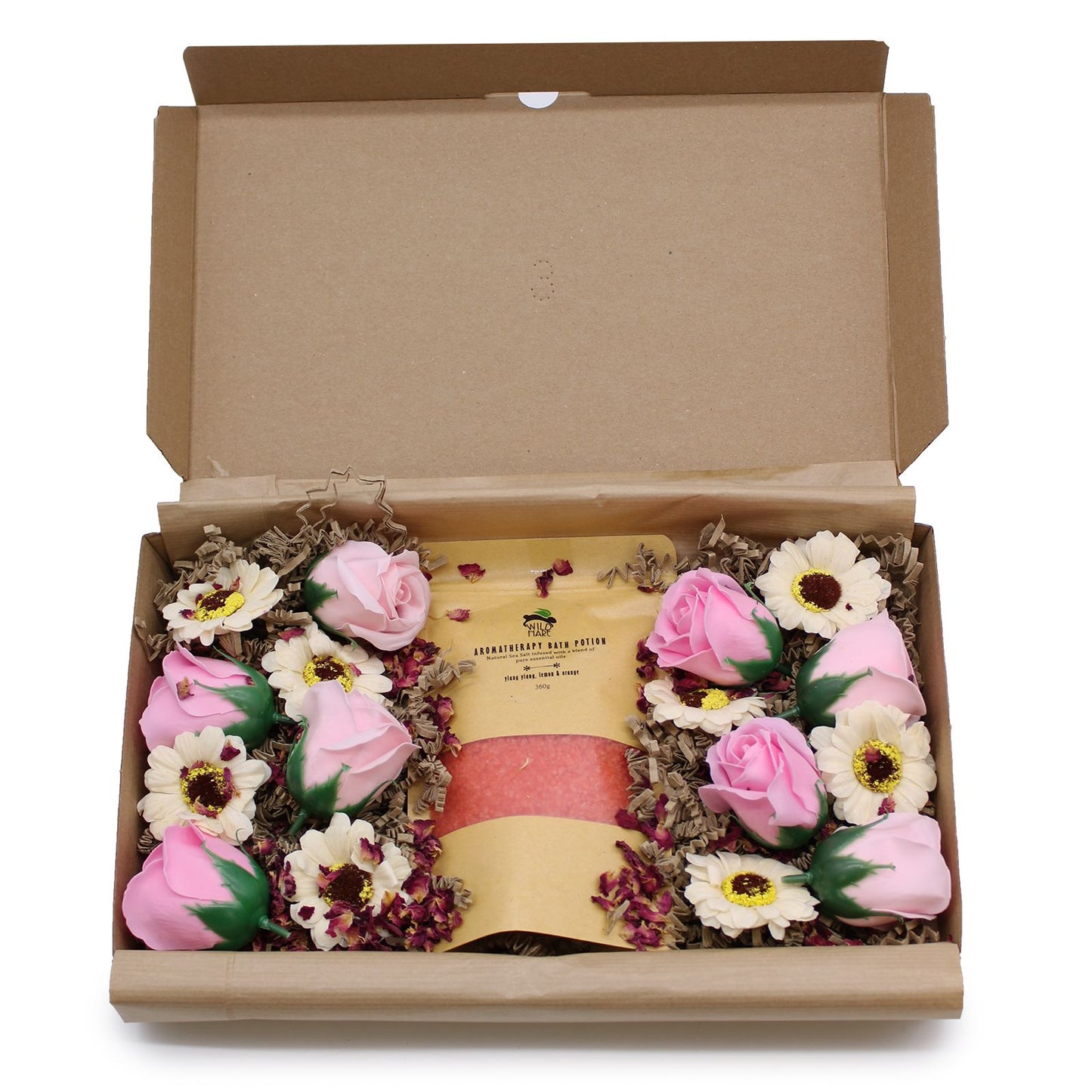 Wild Hare Salt & Flowers Set- Passion GIFTBOX