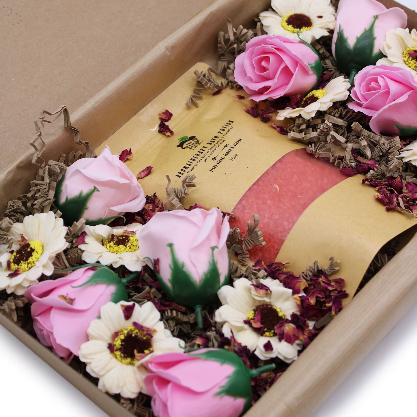 Wild Hare Salt & Flowers Set- Passion GIFTBOX