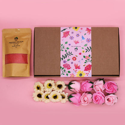 Wild Hare Salt & Flowers Set- Passion GIFTBOX