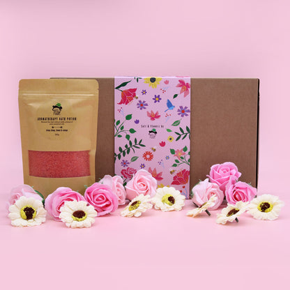 Wild Hare Salt & Flowers Set- Passion GIFTBOX