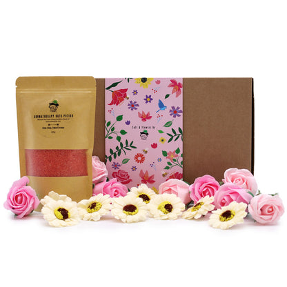 Wild Hare Salt & Flowers Set- Passion GIFTBOX
