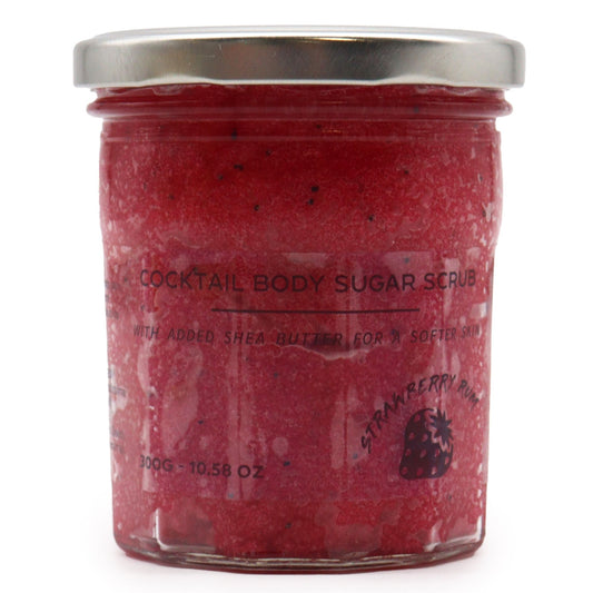 Cocktail Sugar Body Scrub - Strawberry Rum