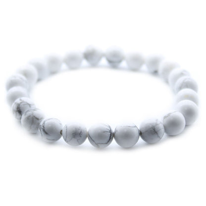 Bracelet Énergétique - Jaspe Blanc