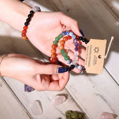 Bracelet Énergétique - Pierres de Chakra