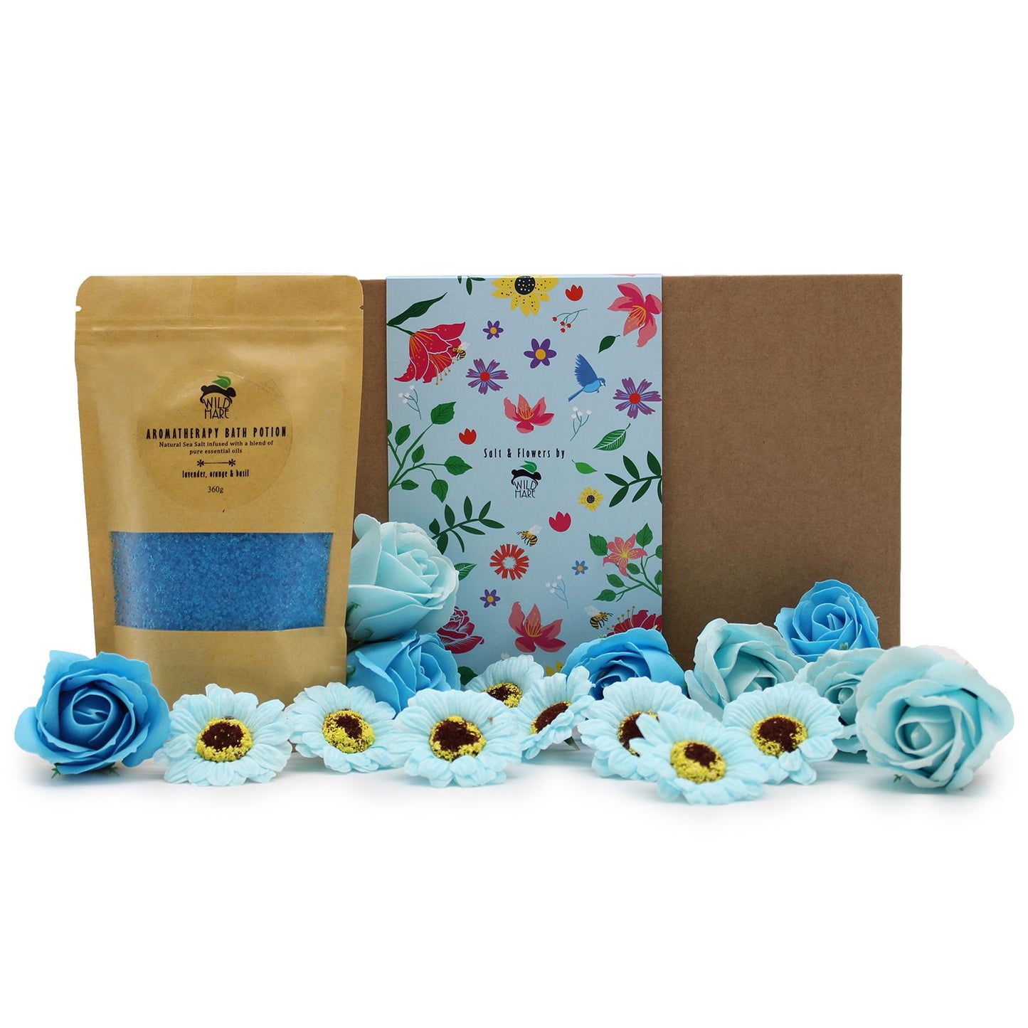 Wild Hare Salt & Flowers Set - Total Unwind GIFT BOX