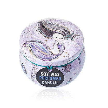 Art Tin Candle - Sea life