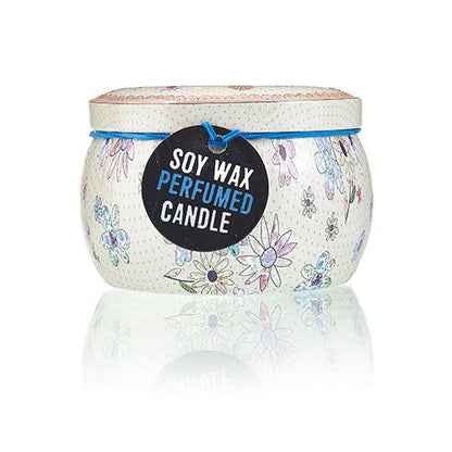 Art Tin Candle – Friendly Messages.