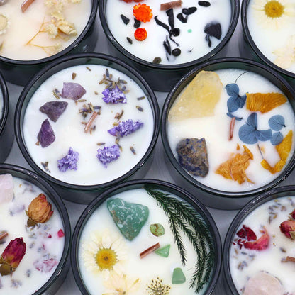 Hop Hare Crystal Magic Flower Candle - The Power