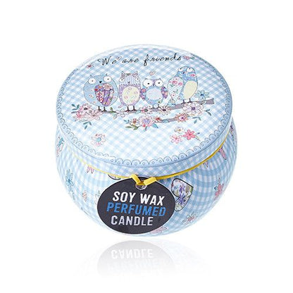 Art Tin Candle – Friendly Messages.