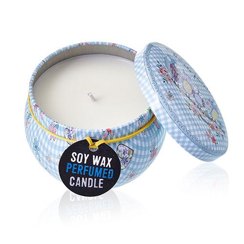 Art Tin Candle – Friendly Messages.
