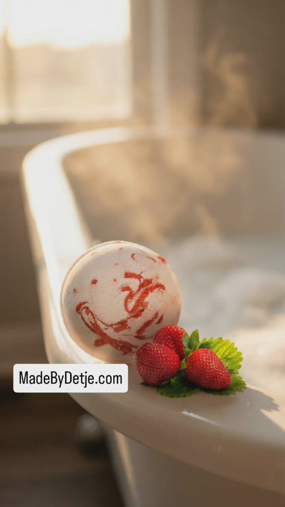 Tropical Paradise Coco Bath Bombs - Strawberry