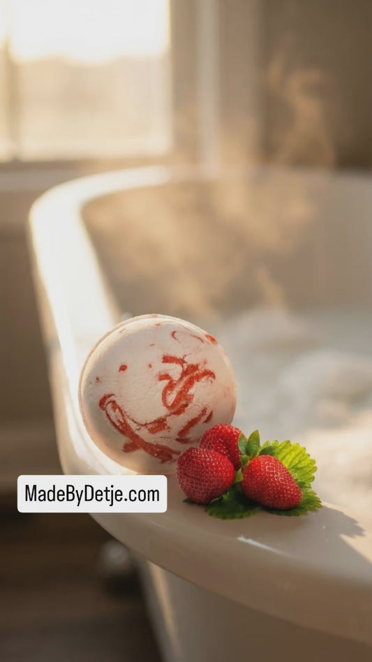 Tropical Paradise Coco Bath Bombs - Strawberry