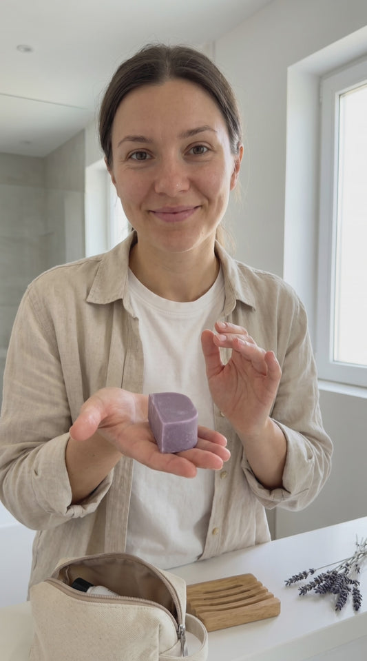 Lavender & Rosemary Solid Shampoo - 115g approx.